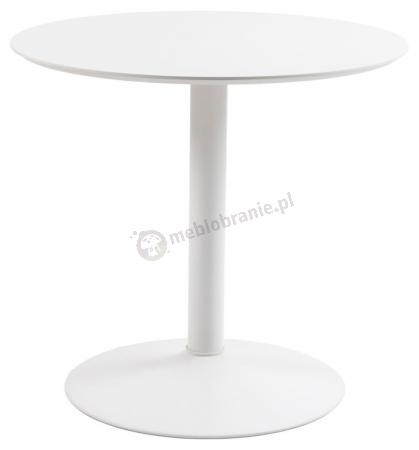 Biały okrągły stół 80 cm Ibiza
