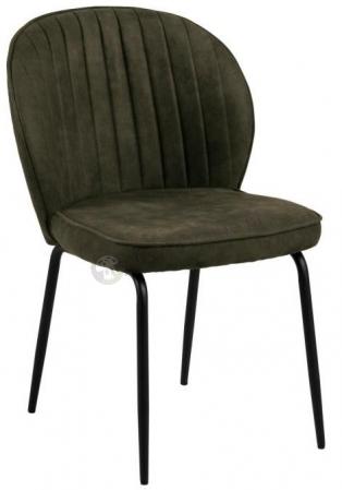 Krzesło jadalniane w stylu loft Patricia Actona olive green
