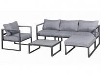 Aluminiowy zestaw mebli na taras Mostrare