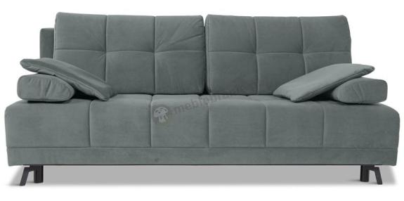 Szara sofa z funkcją spania 201x108 cm City Matt Velvet 85