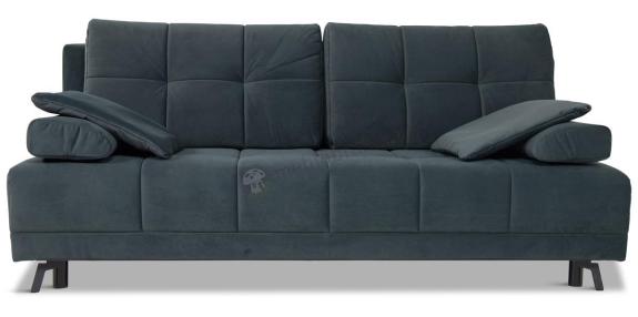 Sofa City z funkcją spania 201x108 cm Matt Velvet 97 - Grafitowa