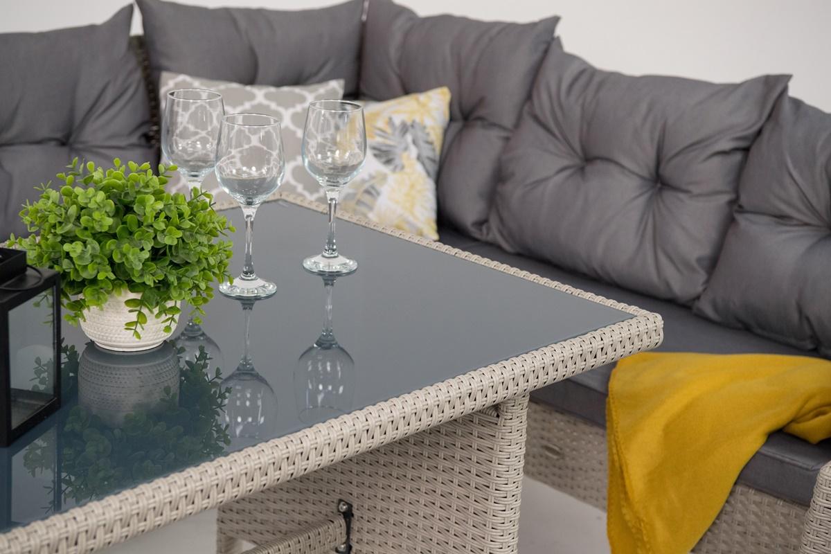 Mobilier din tehnorattan Perata Corner