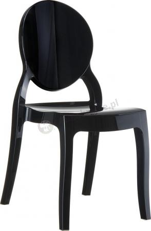 Siesta Elizabeth Glossy Black Krzesło