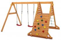 Fungoo Spider King huśtawka ogrodowa dla dzieci ze ścianką wspinaczkową