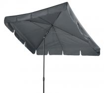 Duży Parasol ogrodowy Sunline Waterproof 260x150 cm grafitowy