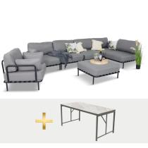 Meble modułowe premium na 7 osób Salve 5 Comfort