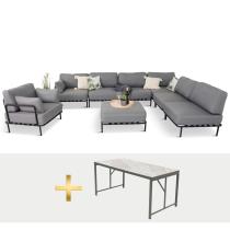 Meble modułowe metalowe 8 elementów Salve 6 Comfort