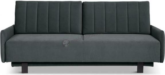 Rozkładana sofa Luis z pojemnikiem 214x95cm ciemny szary