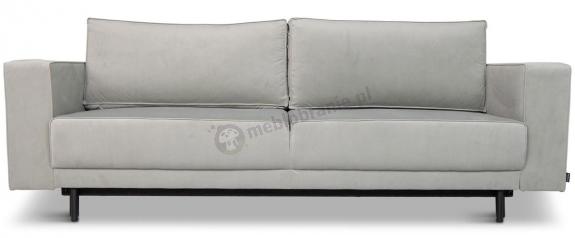 Szara welurowa Sofa Modo rozkładana 236x97 cm Solo 264