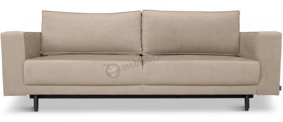 Rozkładana welurowa Sofa Modo beżowa 236x97 cm Solo 252