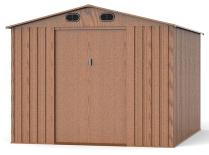 Szopa do ogrodu metalowa Fulda 247x310cm (7,1m2) Wood