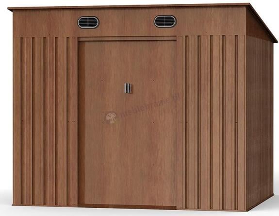Domek narzędziowy jednospadowy Linker 250x190cm (4,3m2) - Wood