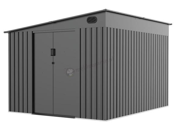 Domek blaszany narzędziowy Linker 247x310cm (7,1m2) - Antracyt