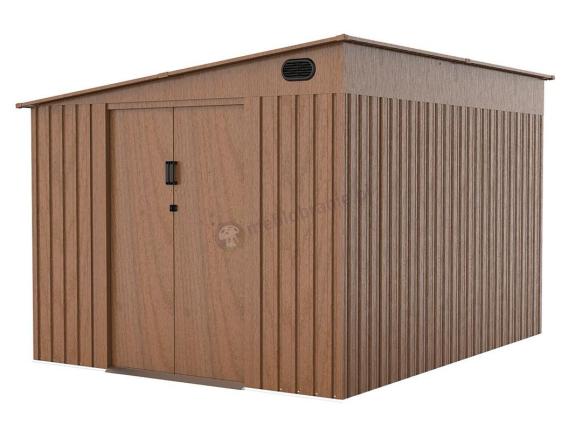 Domek narzędziowy metalowy drewnopodobny Linker 247x310cm (7,1m2) Wood