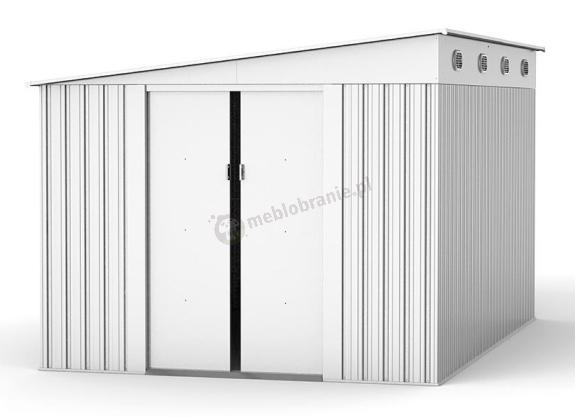 Szopa ogrodowa duża metalowa Linker 247x370cm (8,5m2) Szary