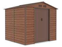 Domek narzędziowy metalowy drewnopodobny Agger 213x191cm (3,7m2) – Wood