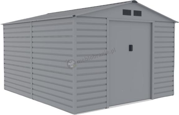 Domek metalowy na narzędzia 277x319cm (8,2m2) Agger – Szary