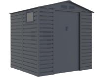 Schowek metalowy na rowery antracytowy Dummer 213x195x213cm (3,7m2)