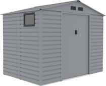 Domek ogrodowy garaż blaszak Dummer 277x195x221cm (4,8m2) – Szary