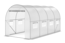 Tunel foliowy metalowy 2x4m – biały