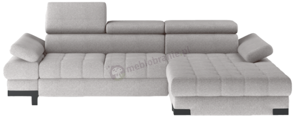 Jasnoszary narożnik Selva Mini 270x173cm z funkcją spania prawy – Austin 17