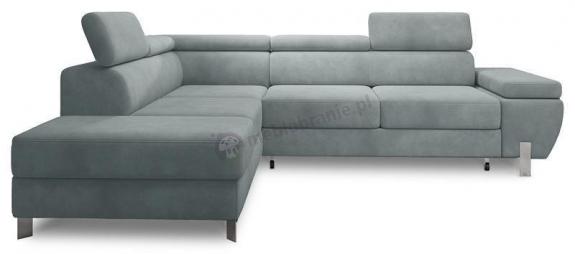 Narożnik Molina L 263x210 cm Royal Velvet 19 szary lewy