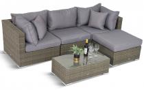 Komplet mebli technorattanowych premium Nilamito V Melange Grey