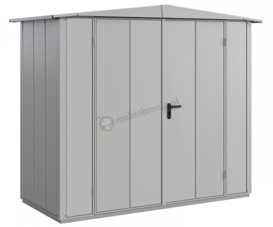Domek ogrodowy Hormann Berry Modern 2-skrzydłowe drzwi dwuspadowy 338x108cm Typ 1