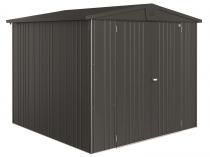 Domek ogrodowy metalowy Europa 4 Biohort 244x228cm ciemno-szary