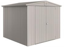 Metalowy domek ogrodowy Europa 4 Biohort 244x228cm szary