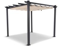Pergola ogrodowa wolnostojąca aluminium 3x3 Kirn Beż