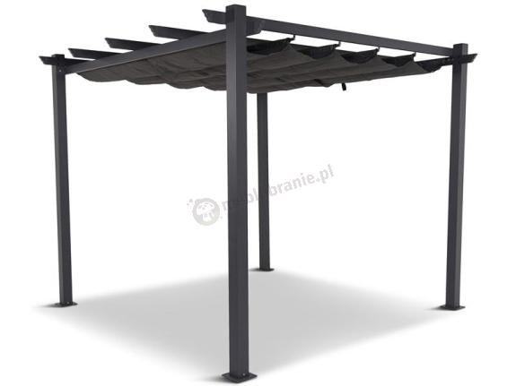 Pergola tarasowa wolnostojąca 3x3 Kirn Szary - stelaż aluminiowy