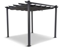 Pergola tarasowa wolnostojąca 3x3 Kirn Szary - stelaż aluminiowy