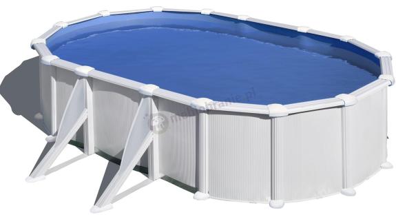 Basen stelażowy GRE ATLANTIS 500x300x132cm biały KITPROV508