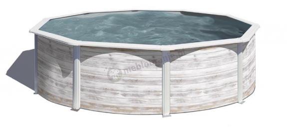 Basen ogrodowy stalowy GRE FINLANDIA 350x350x120cm KIT350N