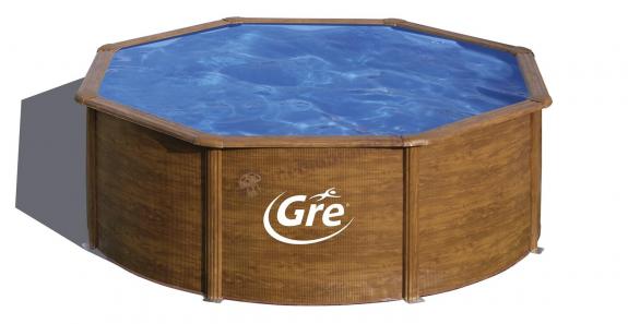 Basen ogrodowy stelażowy GRE PACIFIC 350x350x120cm KIT350W