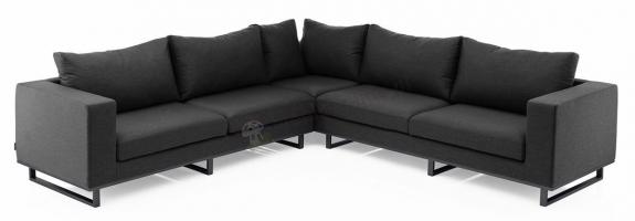 Narożnik wypoczynkowy do ogrodu Ego Lounge Set – antracytowy