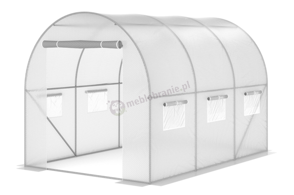 OUTLET - Tunel foliowy 3*2m - biała siatka wzmacniająca 6m2