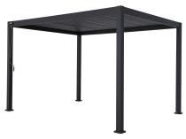 Pergola tarasowa aluminiowa 3x4 wolnostojąca antracyt Mirador Deluxe