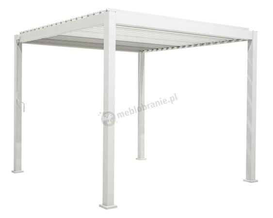 Pergola tarasowa nowoczesna biała Mirador Classic 3x3