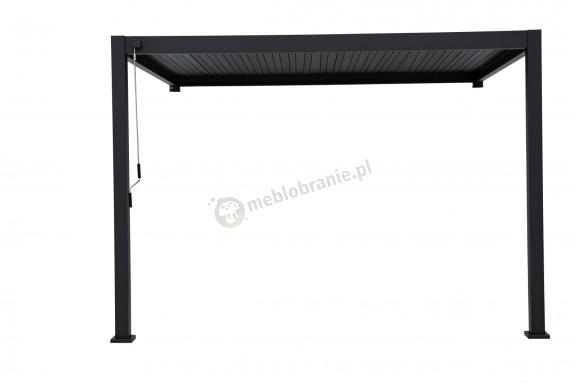 Pergola tarasowa boczna 3x4 z lemelami Mirador Wall Classic