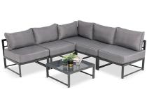 Nowoczesne meble ogrodowe modułowe Trapeno 5 modułów