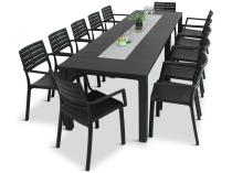 Zestaw na taras dla 12 osób z dużym stołem MJD12
