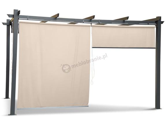 Rolety zacieniające na ścianę 4m - Kirn 170x225 - Cream Grey - 2szt