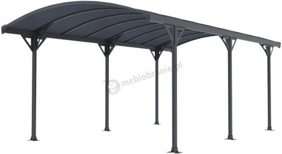 OUTLET - Nowoczesna wiata garażowa samochodowa 3x5,8m Axel - Grey