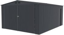Garaż blaszany ogrodowy Egon 380x480cm - Antracyt
