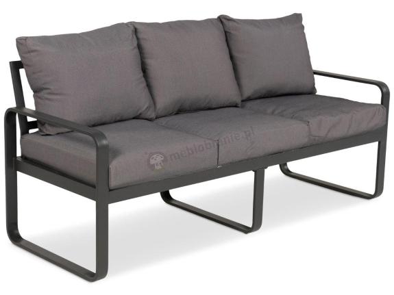 Metalowa sofa trzyosobowa 175cm na taras Panaon 2024 - Grey