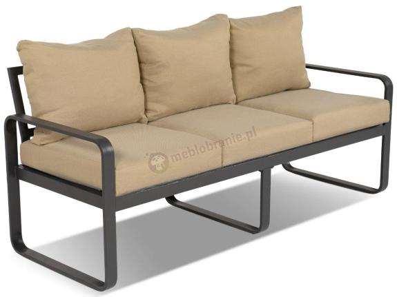 Beżowa sofa ogrodowa z metalowym stelażem 175cm Panaon 2024 - Beige