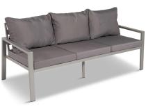 Sofa trzyosobowa metalowa na taras 175cm Sodor - Silver