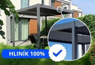 hliníková pergola 3x3